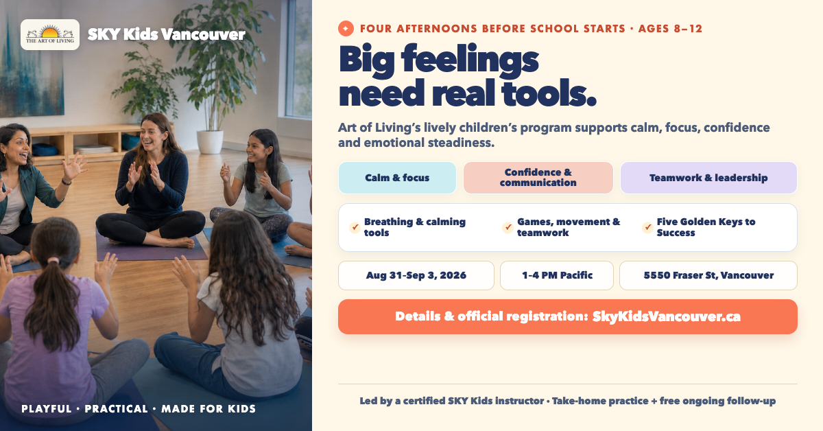 SKY Kids Vancouver — 4-Afternoon Summer Camp for Ages 8–12